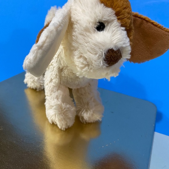 DOUGLAS CUDDLE TOYS VTG 2010 WHITE SPANIEL PUPPY SUPER SOFT PLUSH KEENE, NH 7” - Picture 10 of 14